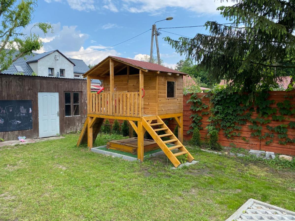 Ferienwohnung Dom W Santocznie Santoczno Exterior foto